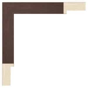 Wenge finér liste, 25 x 48 mm