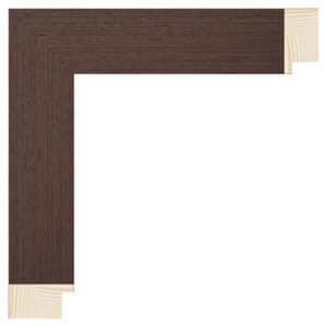 Wenge finér liste, 38 x 20 mm