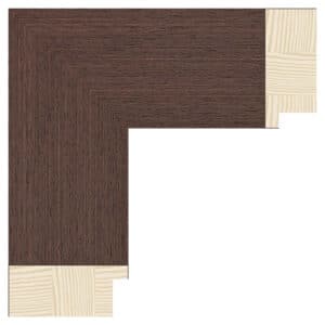 Wenge finér liste, 70 x 30 mm