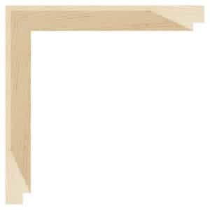 Ahorn 1-tals liste, 23 x 48 mm