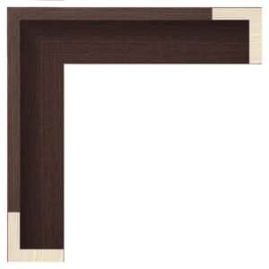 Wenge finér svævliste, 40 x 35 mm