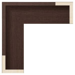Wenge finér svæveliste, 55 x 45 mm