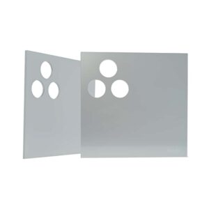 Mother-of-pearl white 154 x 203 cm x 3 mm