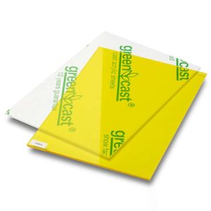 Transparent yellow 203 x 305 cm x 3 mm