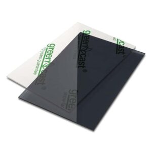 Transparent anthracite grey 203 x 305 cm x 3 mm